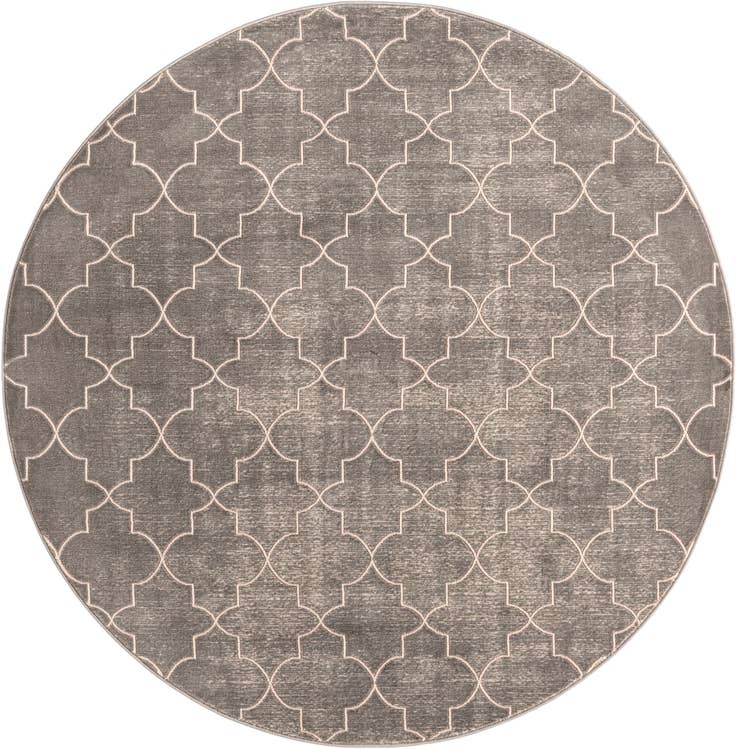 Detail image of Jill Zarin 5' 3 x 5' 3 Uptown Lincoln Center Round Rug