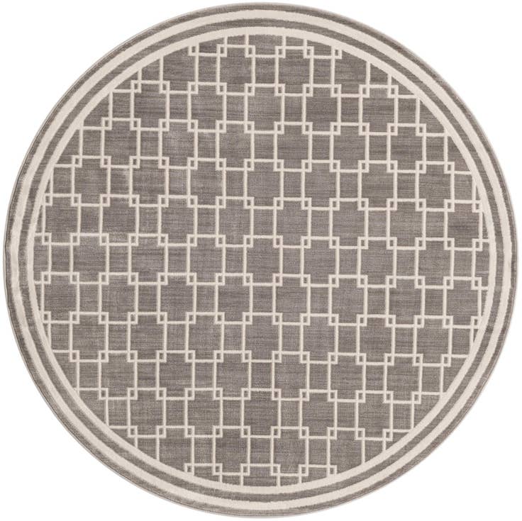 Detail image of Jill Zarin 5' x 5' Metropolitan Uptown Round Rug