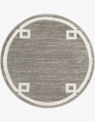 3' 3 x 3' 3 Uptown Lenox Hill Round Rug