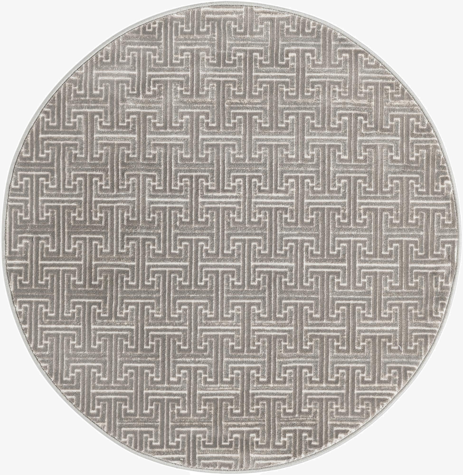 3' 3 x 3' 3 Uptown Park Avenue Round Rug