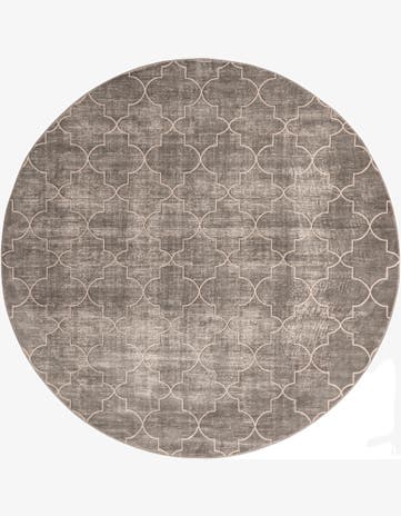 7' 10 x 7' 10 Uptown Lincoln Center Round Rug
