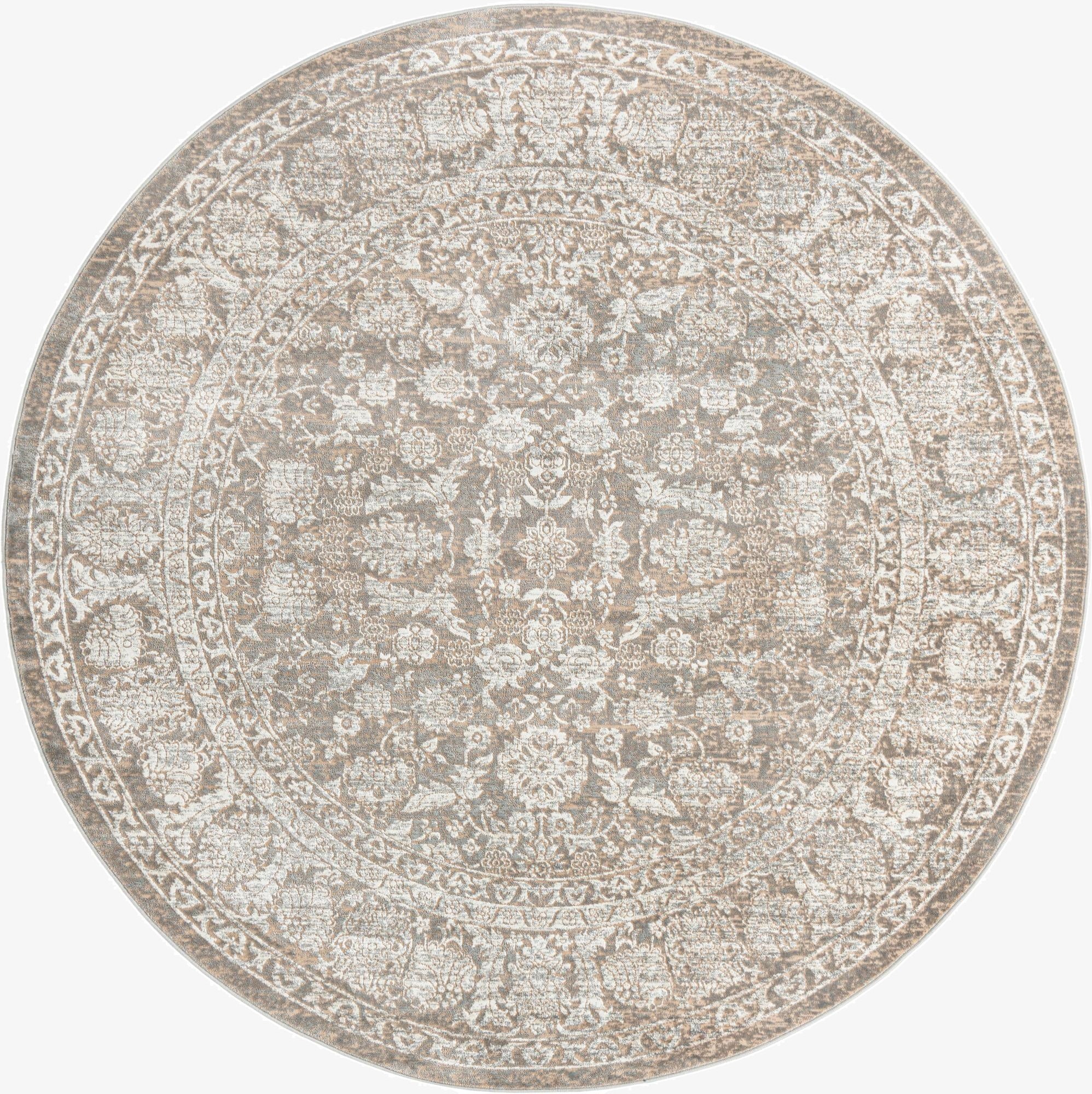 7' 10 x 7' 10 Uptown Central Park Round Rug