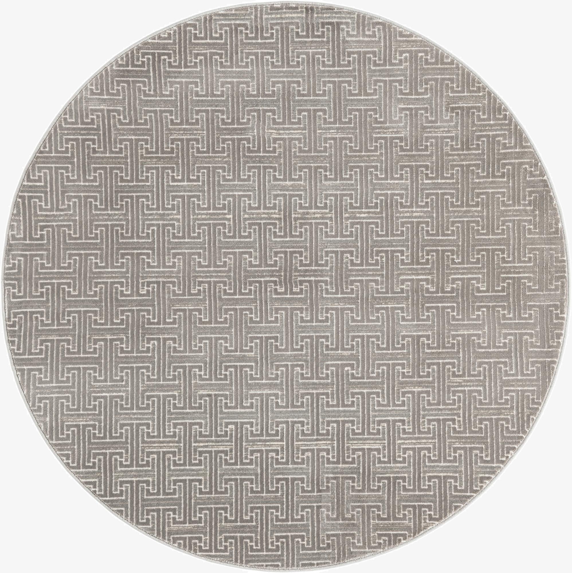 5' 3 x 5' 3 Uptown Park Avenue Round Rug