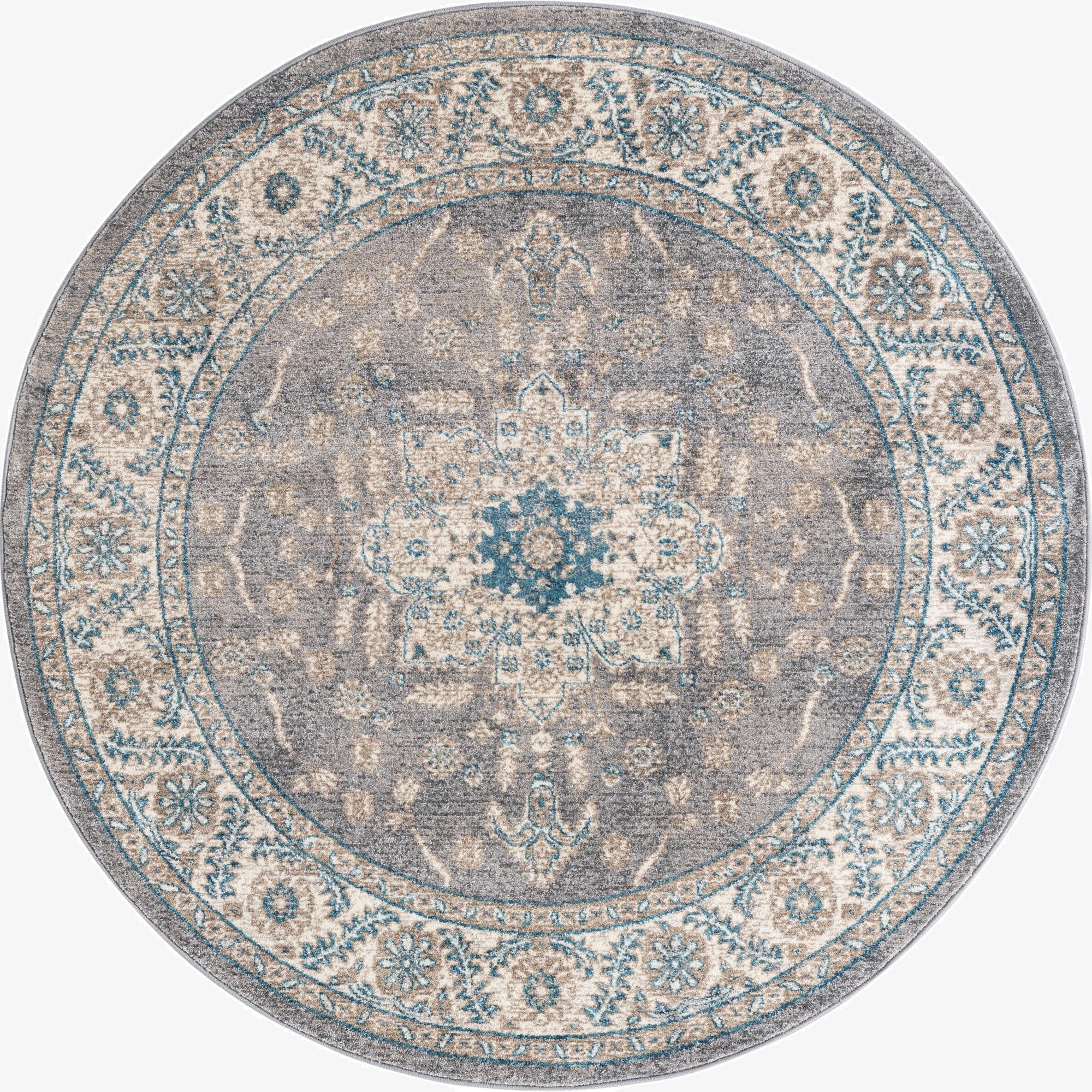 5' x 5' Vienna Round Rug