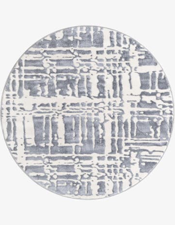 Gray Vince Camuto Round Rug