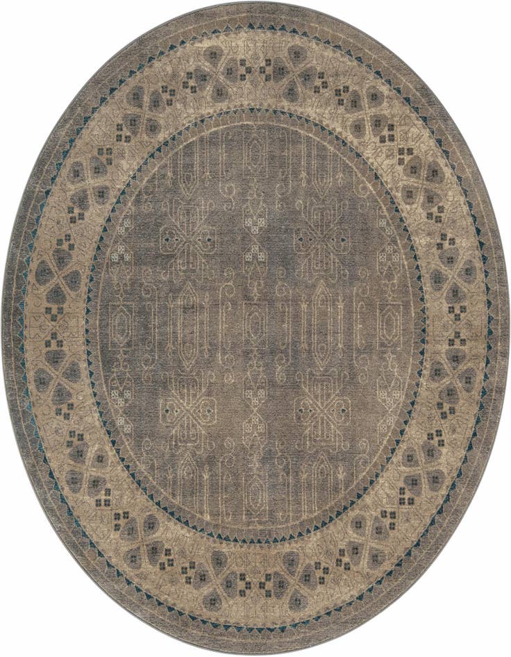 Detail image of 7' 3 x 7' 3 Viola Round Rug