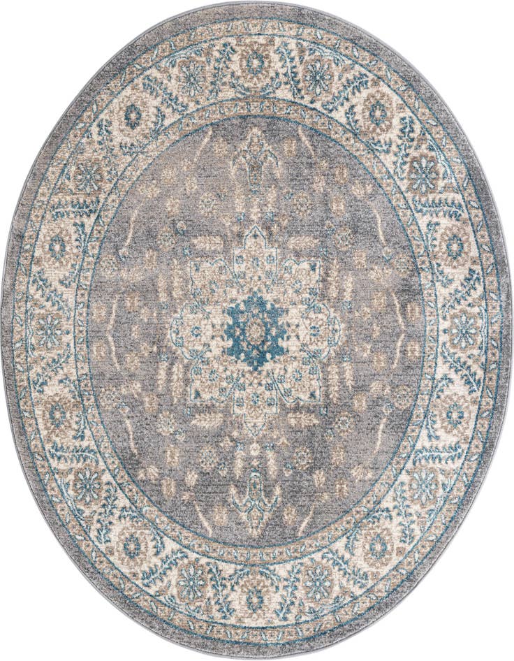 Detail image of 5' x 5' Viola Round Rug