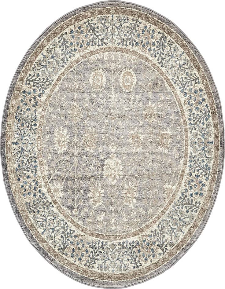 Detail image of 5' x 5' Viola Round Rug