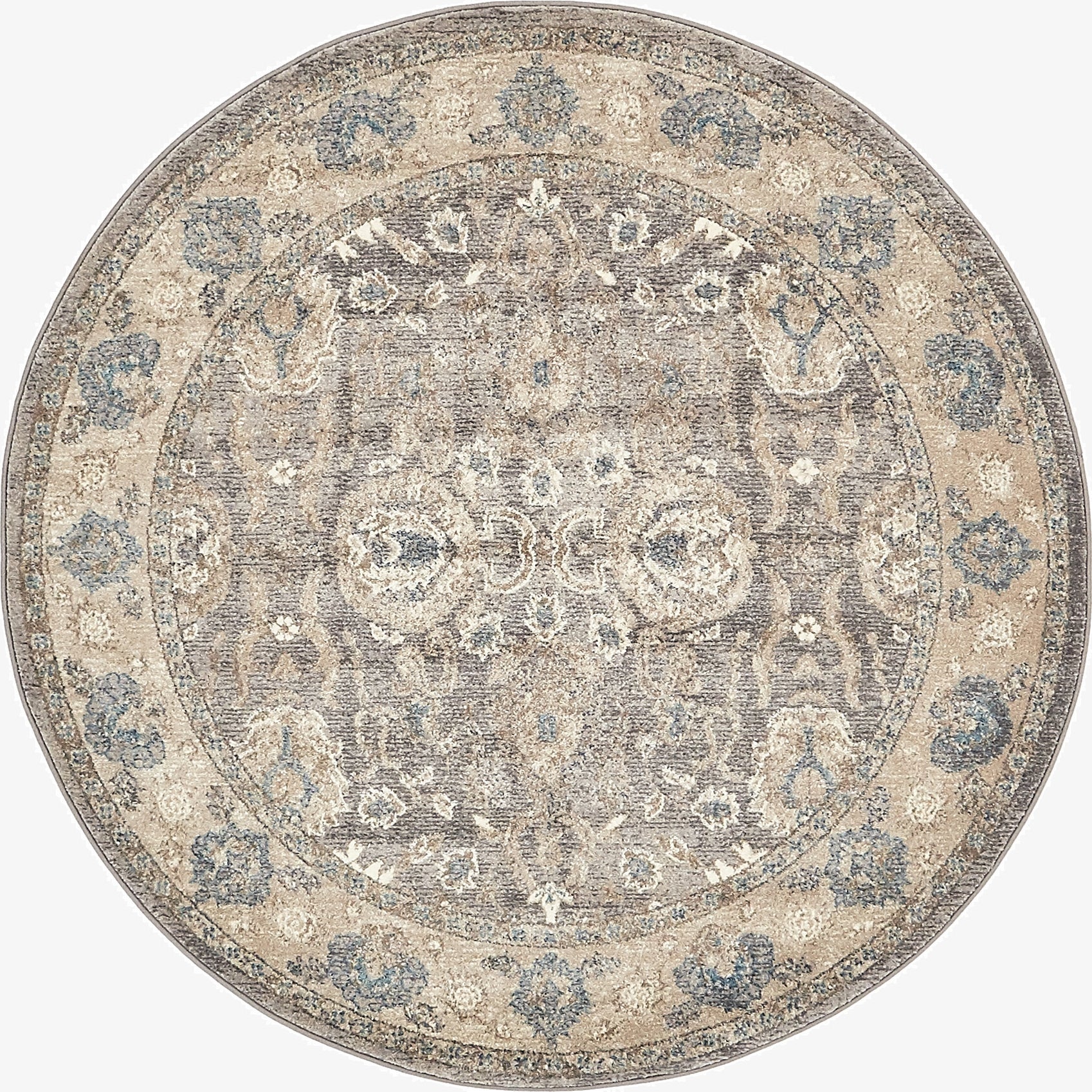 5' x 5' Viola Round Rug