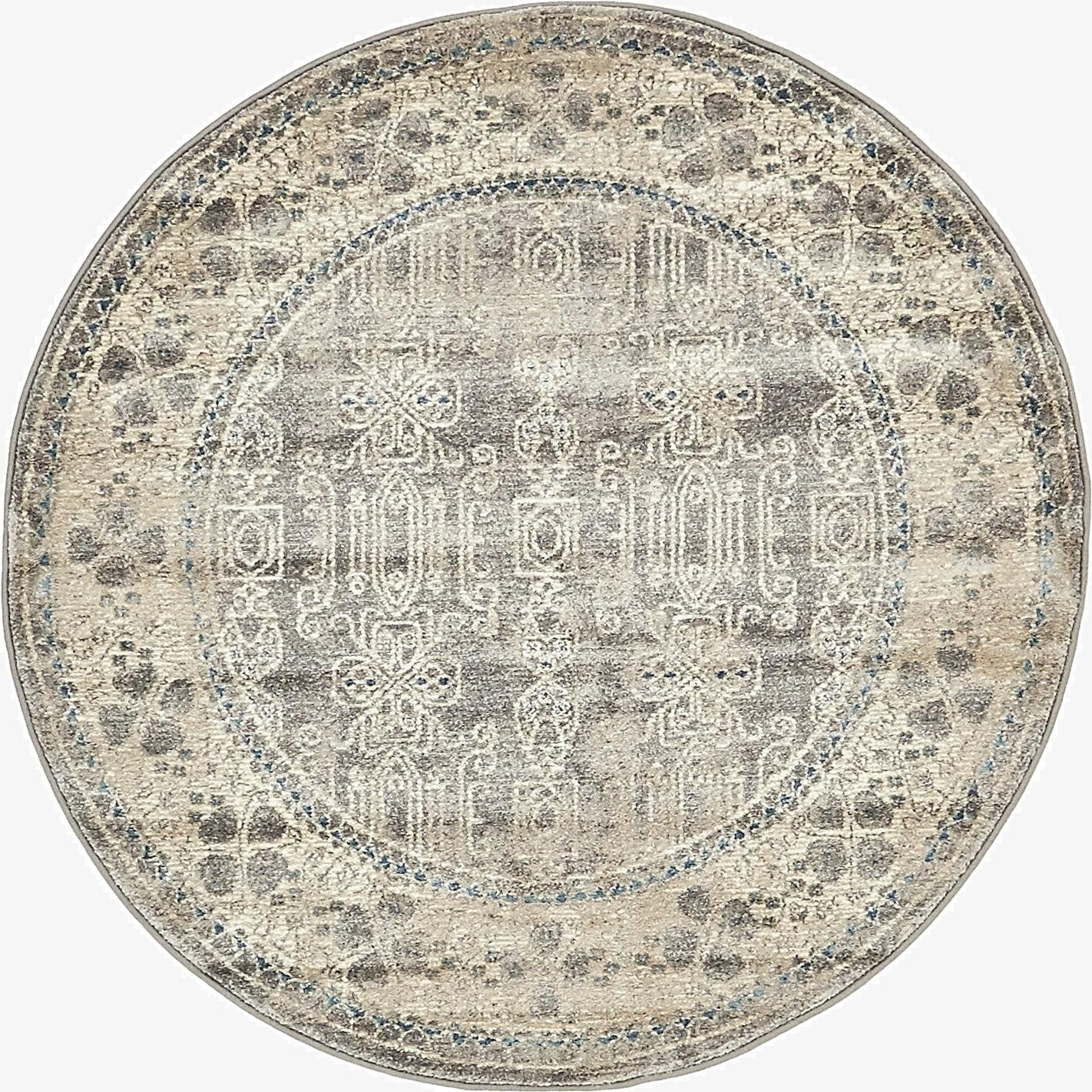 4' x 4' Viola Round Rug
