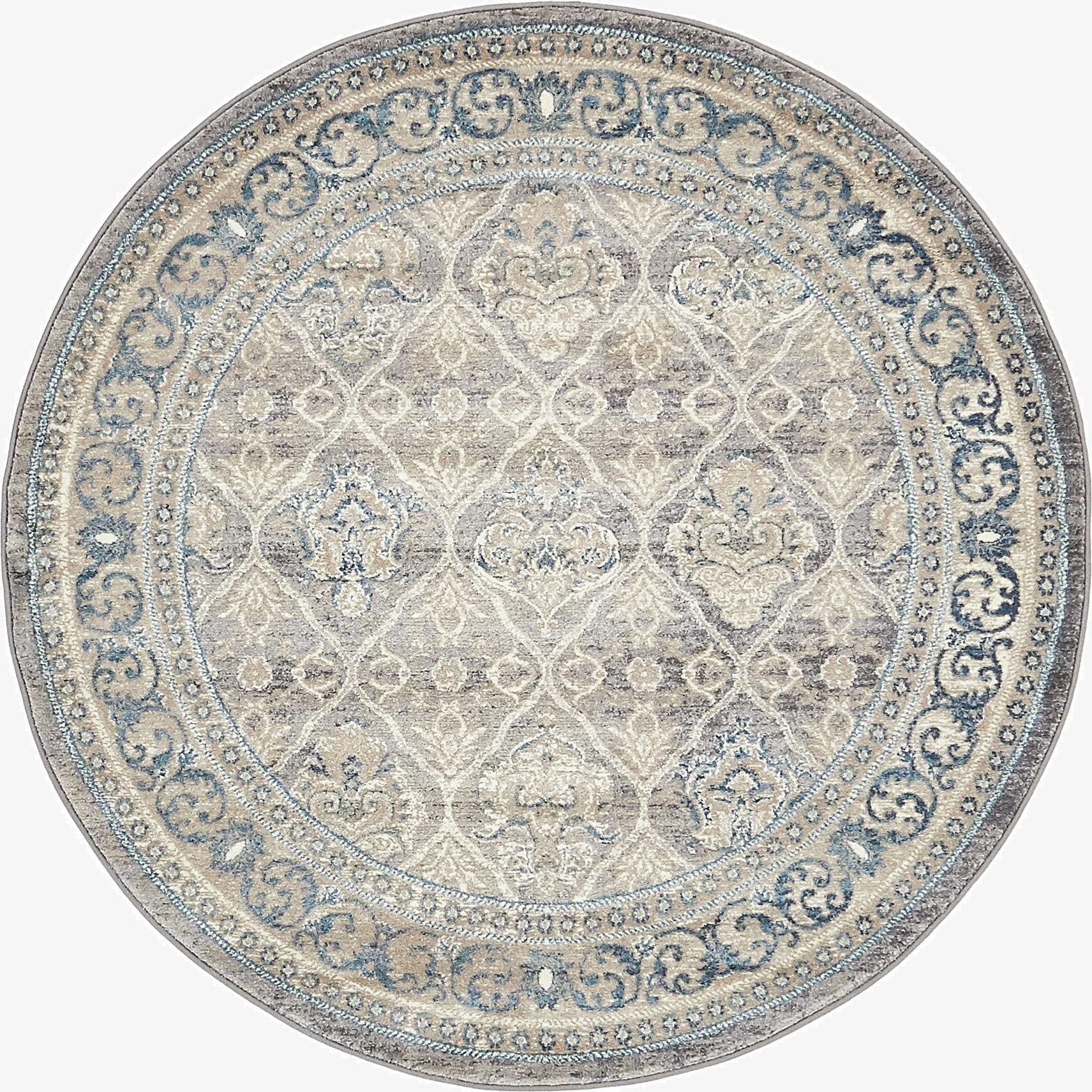 5' x 5' Viola Round Rug