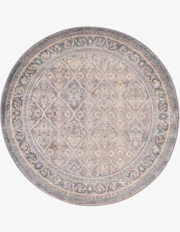 4' x 4' Viola Round Rug