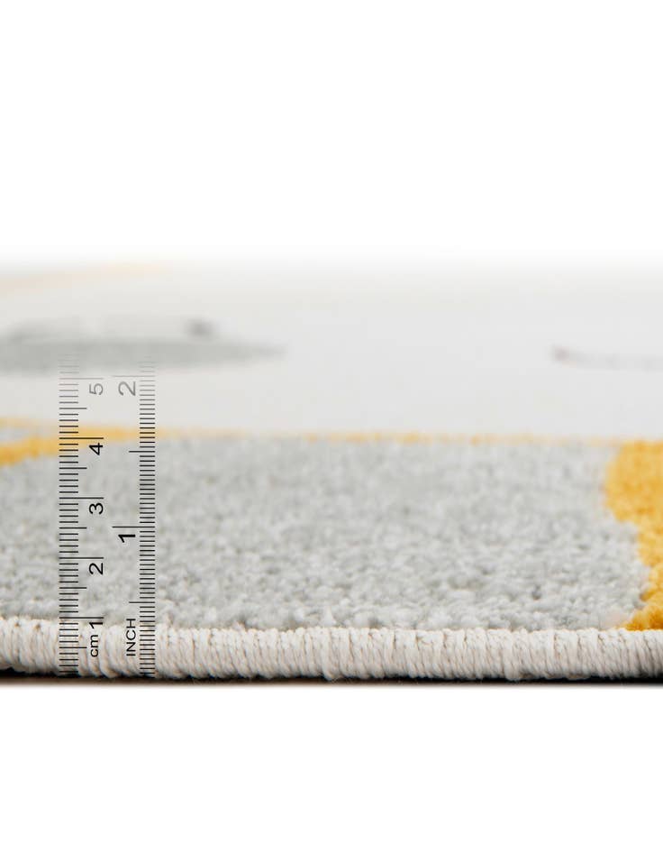 Detail image of 5' 3 x 5' 3 Sun Whimsy Kids Round Rug