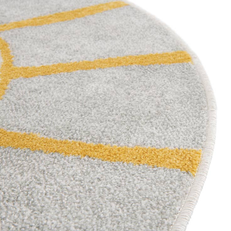 Detail image of 4' 1 x 4' 1 Sun Whimsy Kids Round Rug