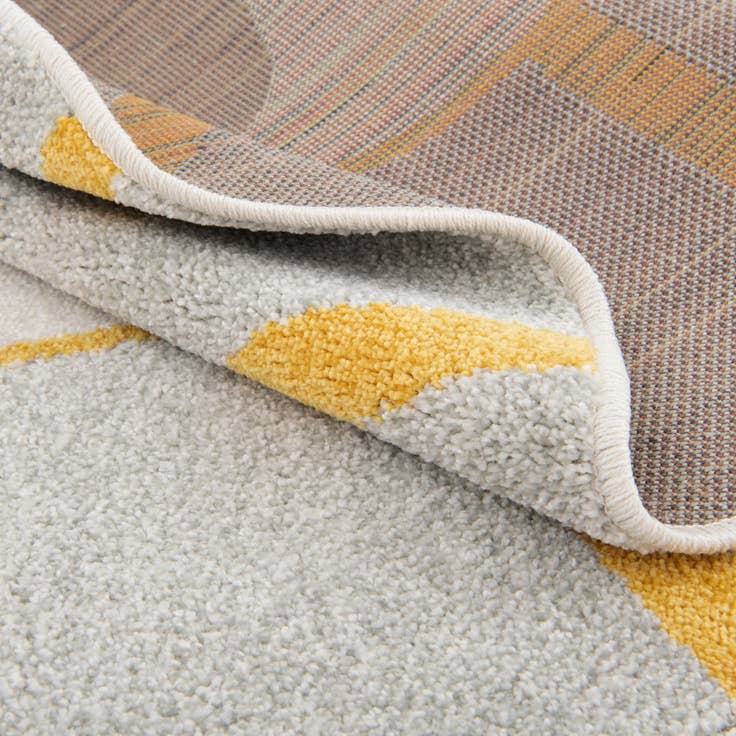 Detail image of 4' 1 x 4' 1 Sun Whimsy Kids Round Rug