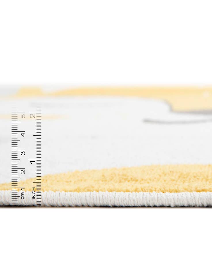 Detail image of 7' 10 x 7' 10 Fox Whimsy Kids Round Rug