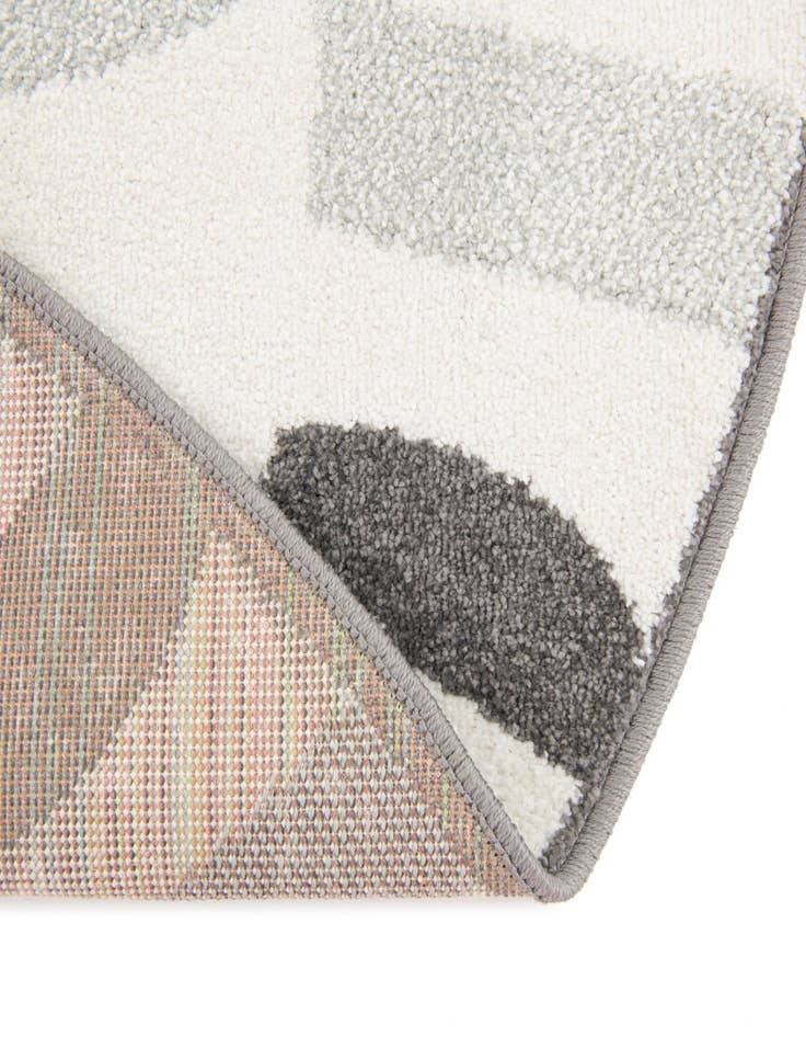 Detail image of 3' 3 x 3' 3 Cat Whimsy Kids Round Rug