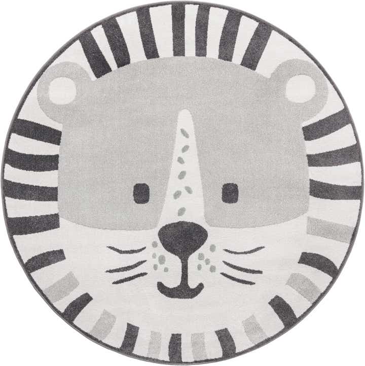 240cm x 240cm Cat Whimsy Kids Tapis Rond