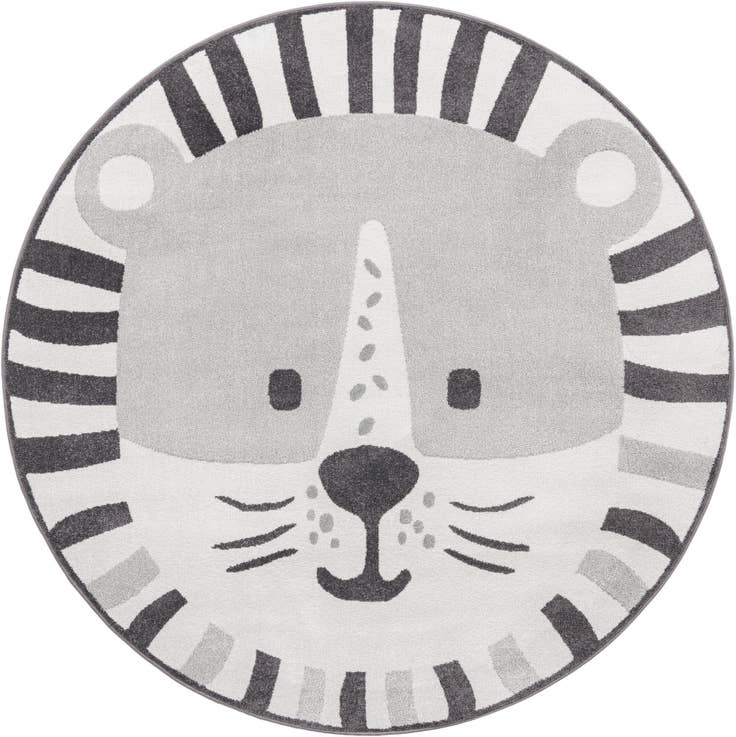 Vue détaillée : 240cm x 240cm Cat Whimsy Kids Tapis Rond