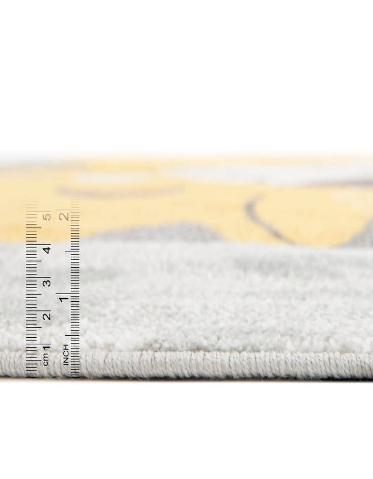 Detail image of 7' 10 x 7' 10 Tiger Whimsy Kids Round Rug