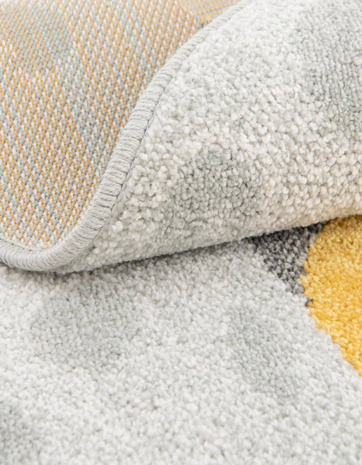 Detail image of 7' 10 x 7' 10 Tiger Whimsy Kids Round Rug