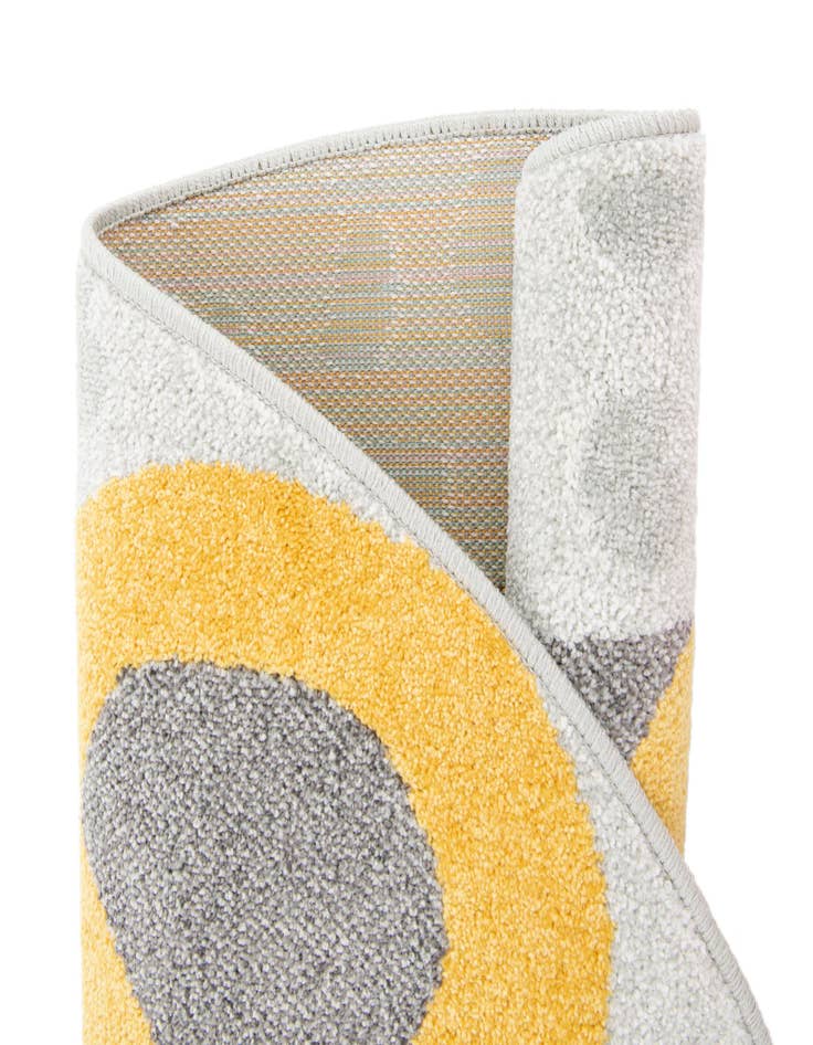 Detail image of 7' 10 x 7' 10 Tiger Whimsy Kids Round Rug