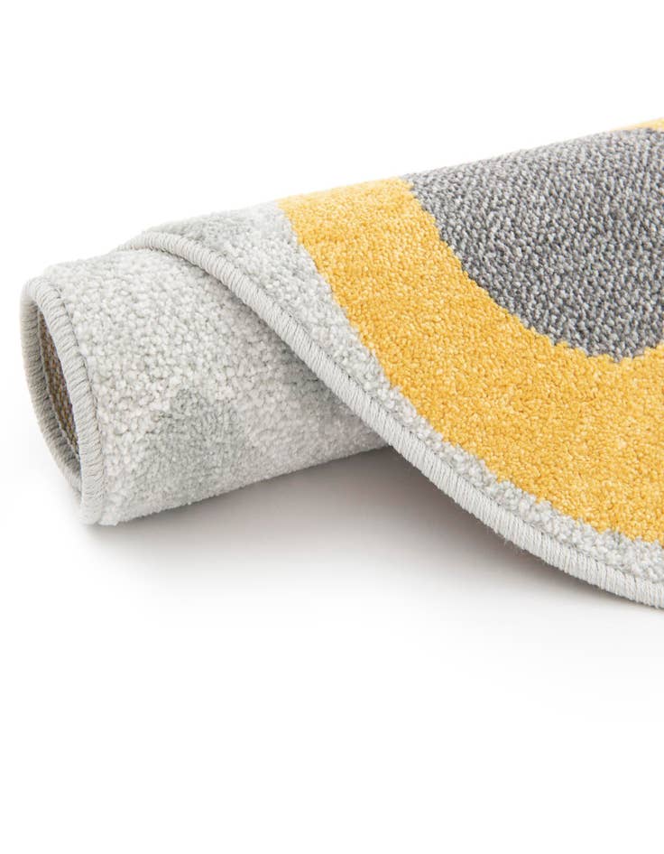 Detail image of 7' 10 x 7' 10 Tiger Whimsy Kids Round Rug