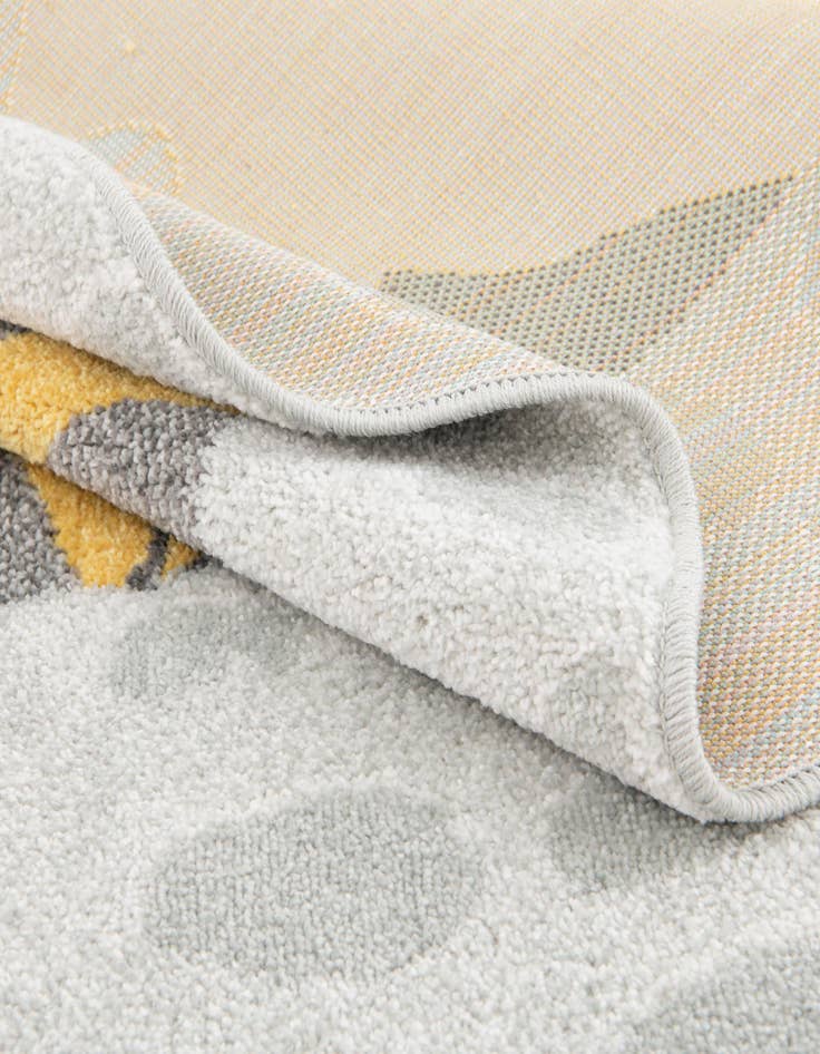 Detail image of 7' 10 x 7' 10 Tiger Whimsy Kids Round Rug