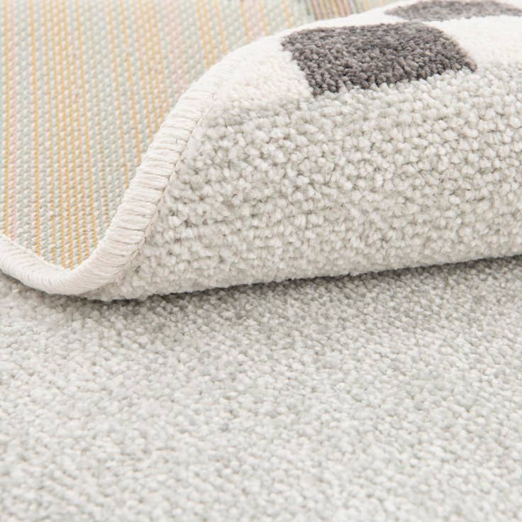 Detail image of 7' 10 x 7' 10 Racecar Whimsy Kids Round Rug