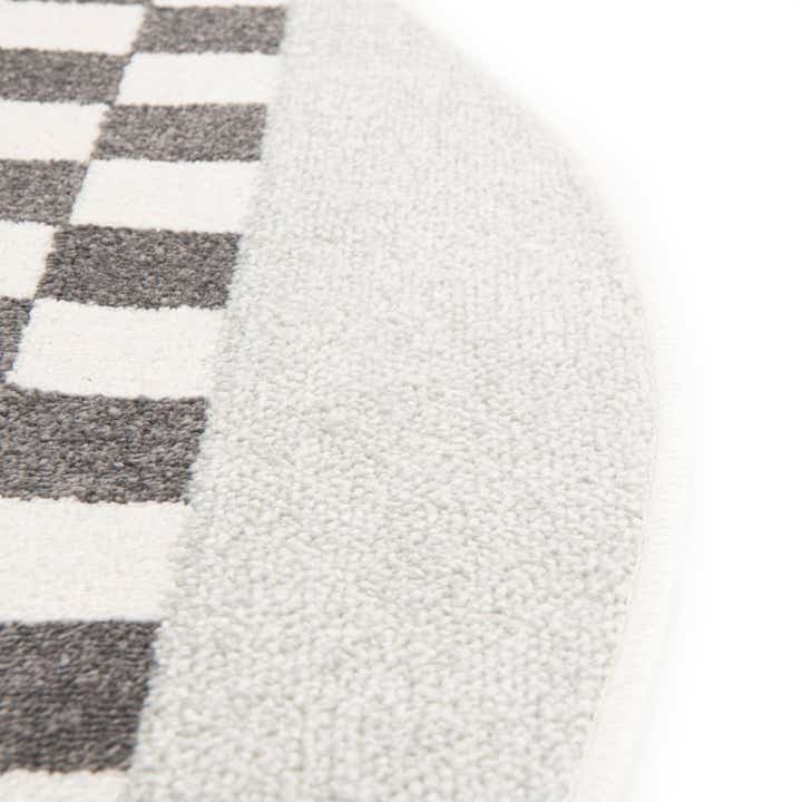 5' 3 x 5' 3 Racecar Whimsy Kids Round Rug