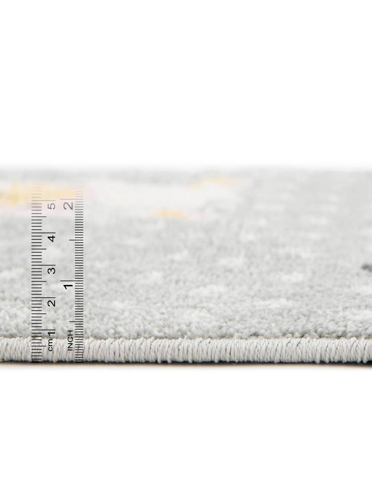 Detail image of 7' 10 x 7' 10 Llama Whimsy Kids Round Rug