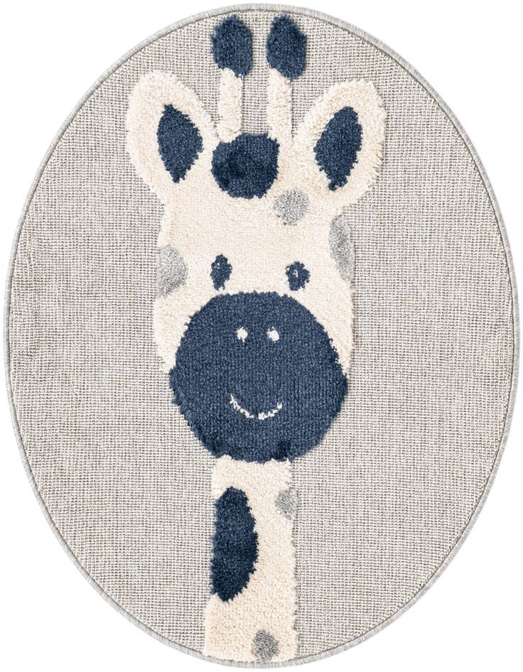 Detail image of 3' x 3' Whimsy Kids Round Rug