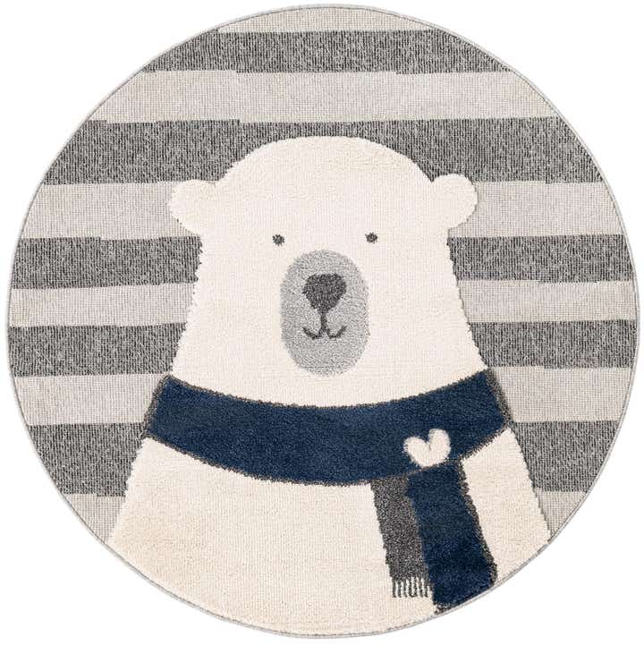 5' x 5' Whimsy Kids Round Rug