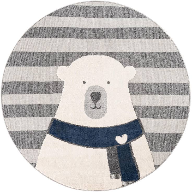 Detail image of 7' x 7' Whimsy Kids Round Rug