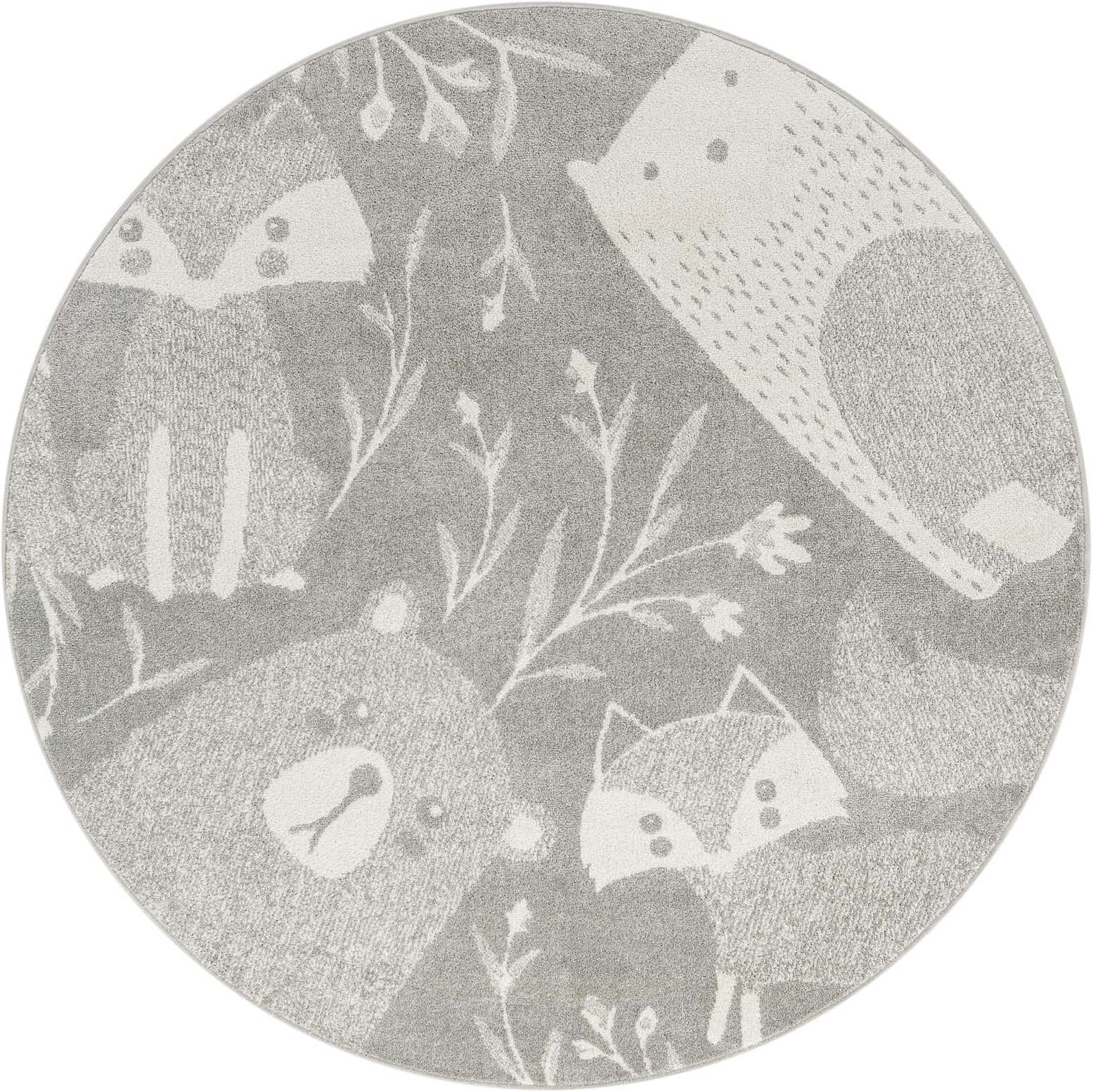 6' x 6' Whimsy Kids Round Rug