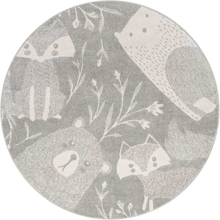 Detail image of 6' x 6' Whimsy Kids Round Rug