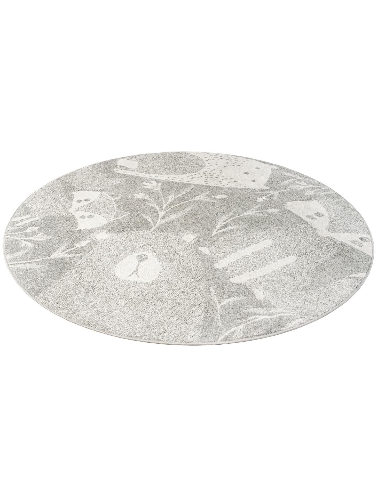 7' x 7' Whimsy Kids Round Rug