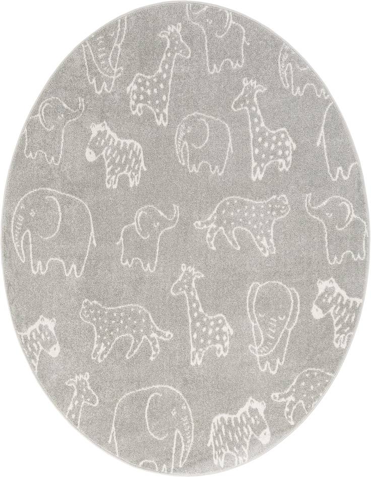 Detail image of 6' x 6' Whimsy Kids Round Rug
