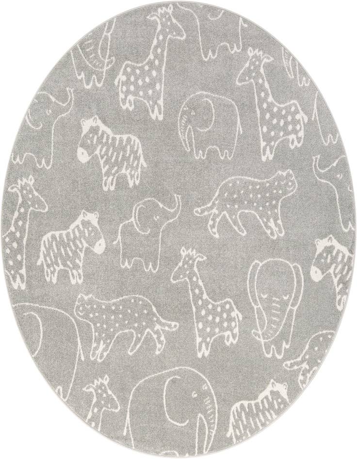 Detail image of 7' x 7' Whimsy Kids Round Rug