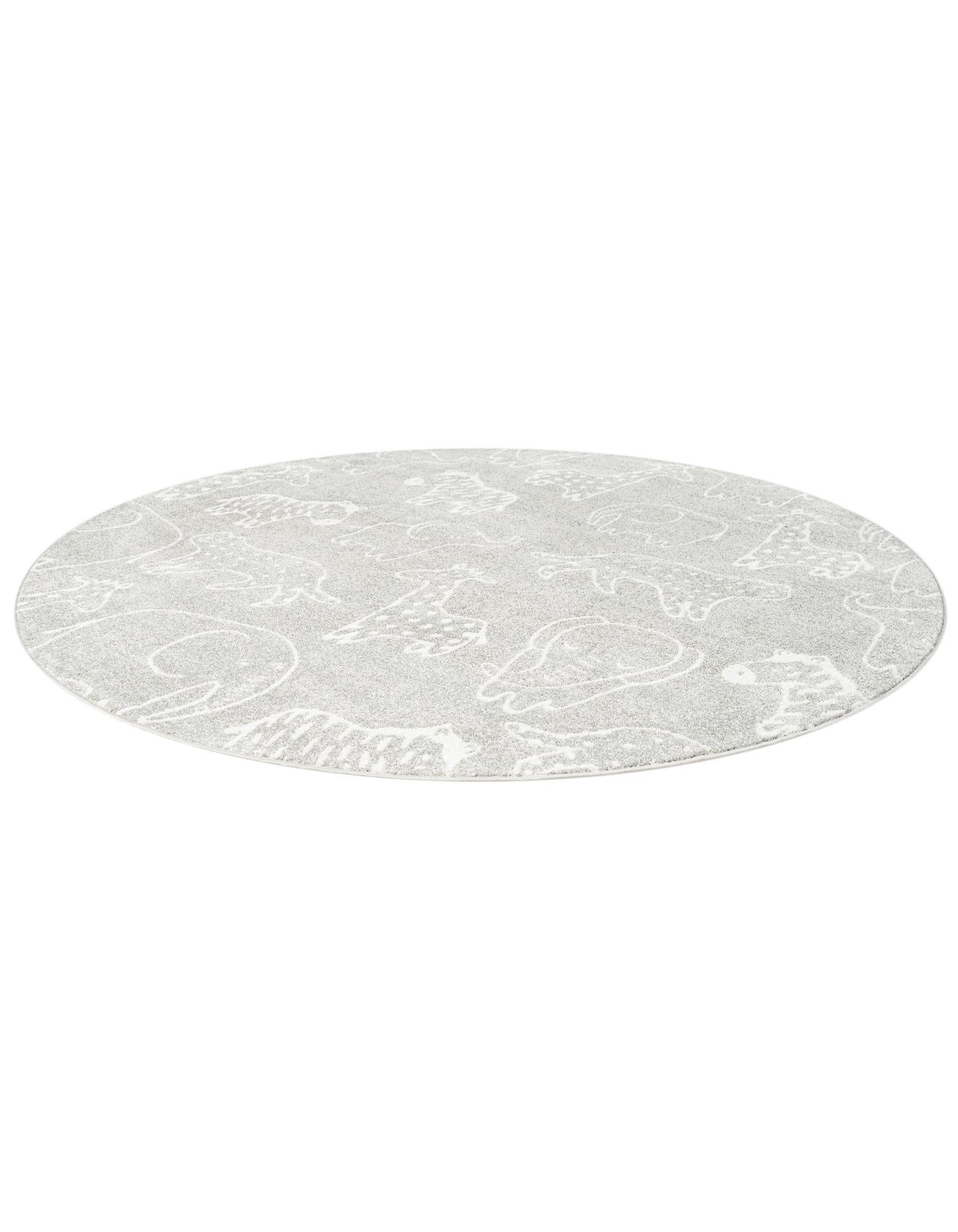 7' x 7' Whimsy Kids Round Rug