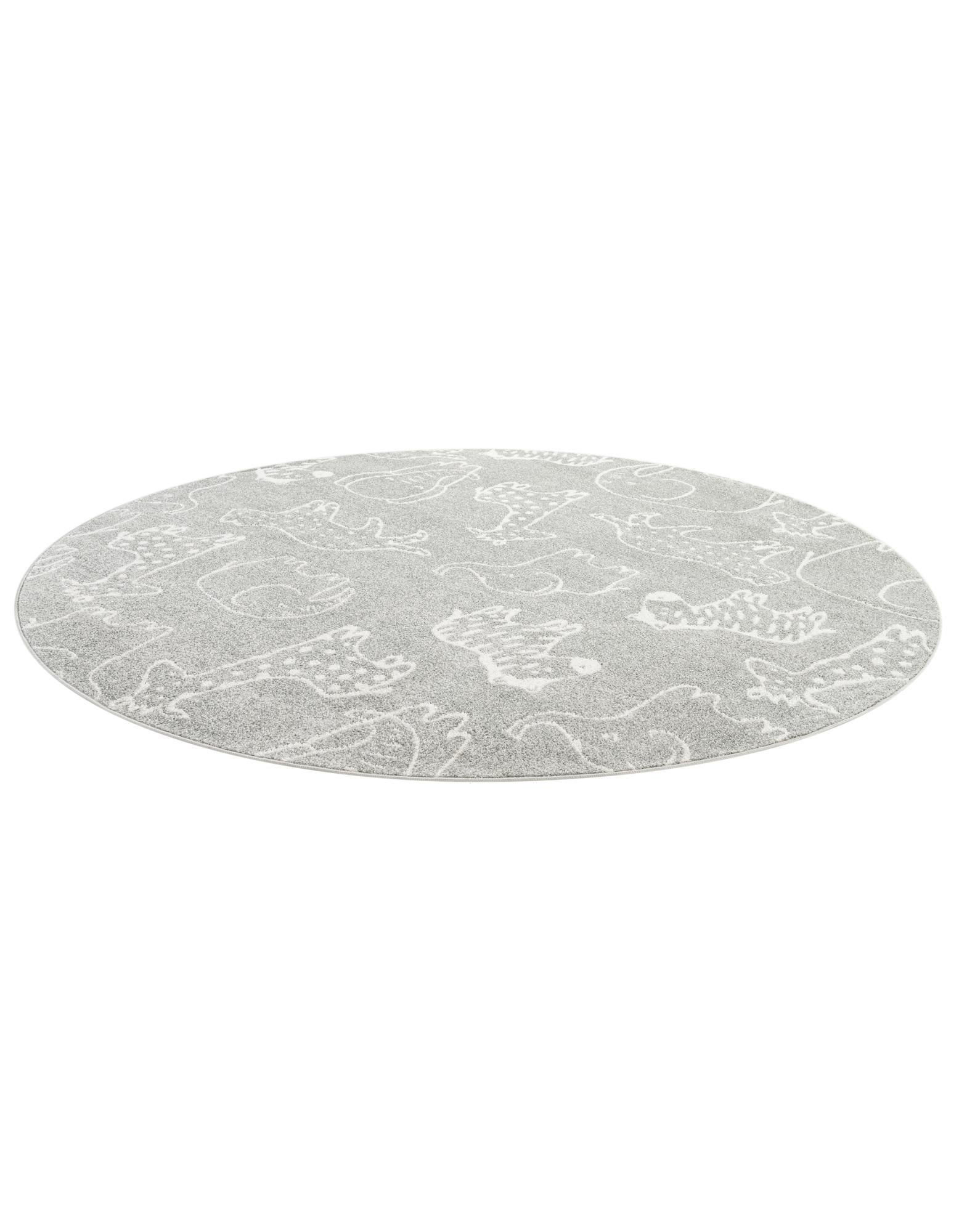 7' x 7' Whimsy Kids Round Rug