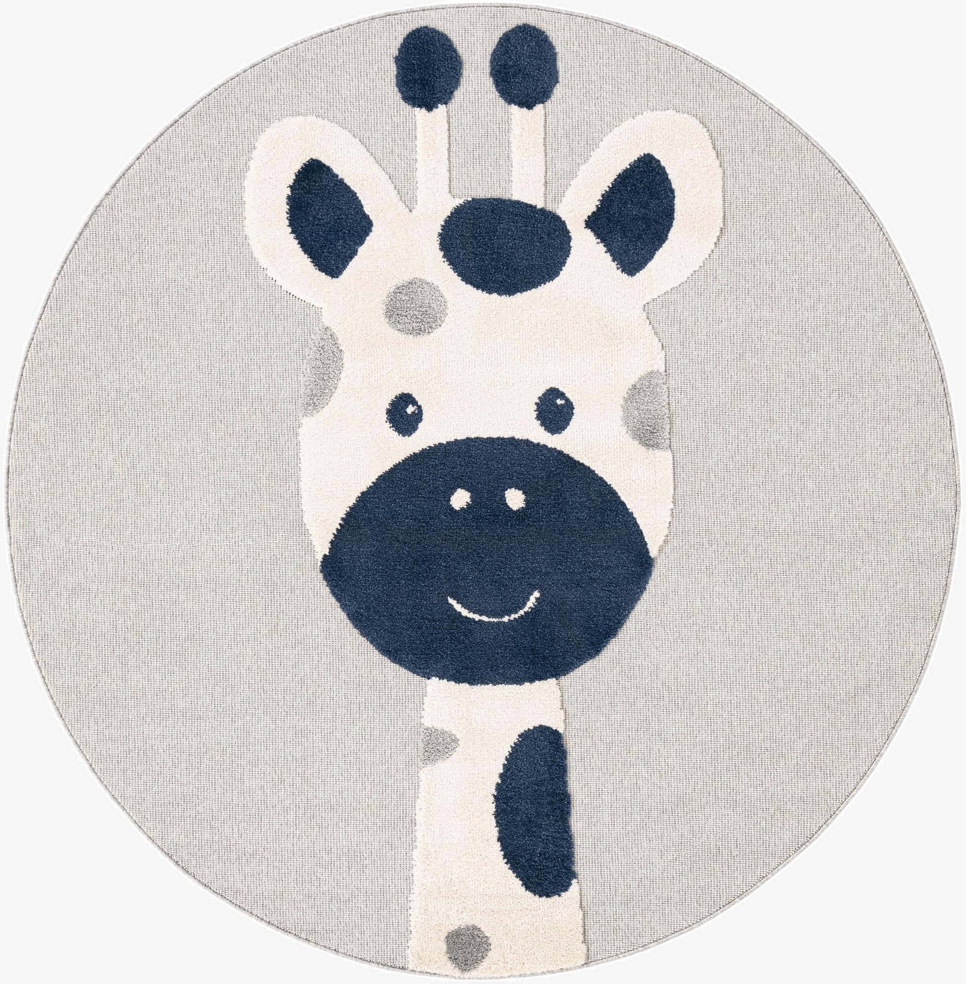 7' x 7' Whimsy Kids Round Rug