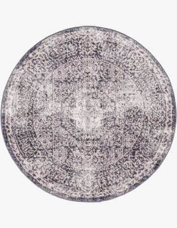 Gray Williamsburg Round Rug