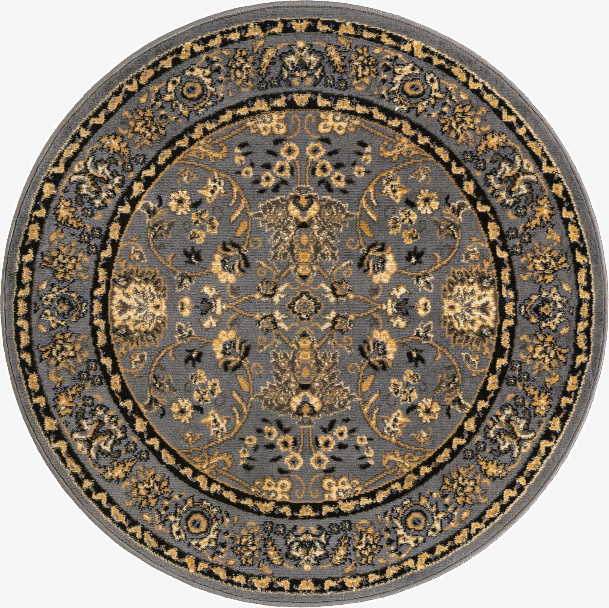 4' x 4' Yasmin Round Rug