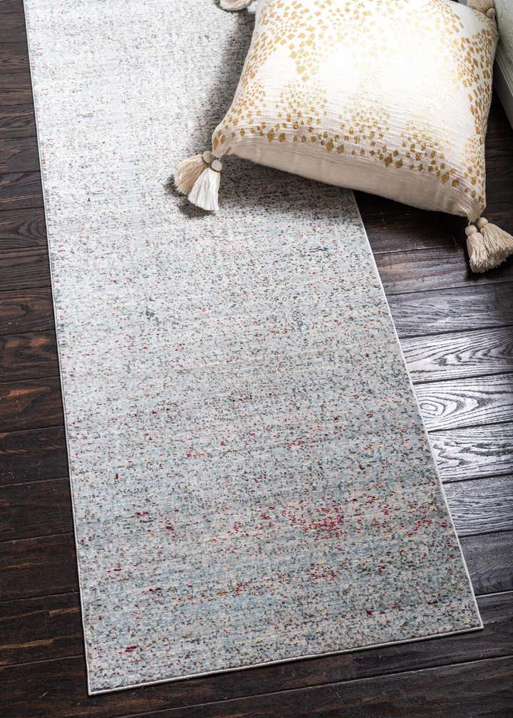 2' 7 x 9' 10 Aqua Runner Rug