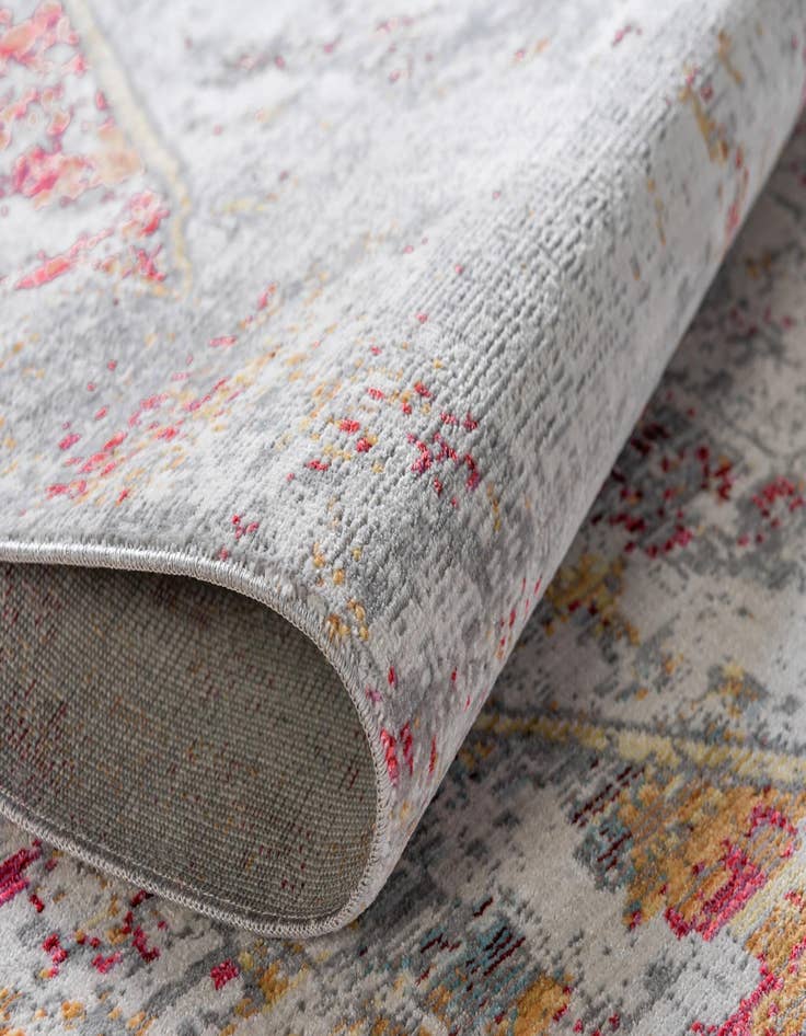 Detail image of 2' 7 x 9' 10 Aqua Runner Rug