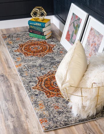2' x 6' 9 Washable Arte Runner Rug