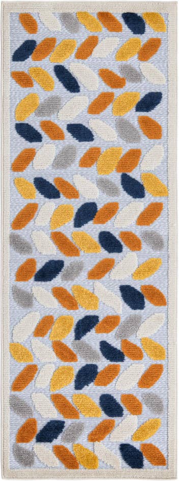 Detail image of 2' x 6' Easy-Clean Aruba Indoor / Outdoor Runner Rug