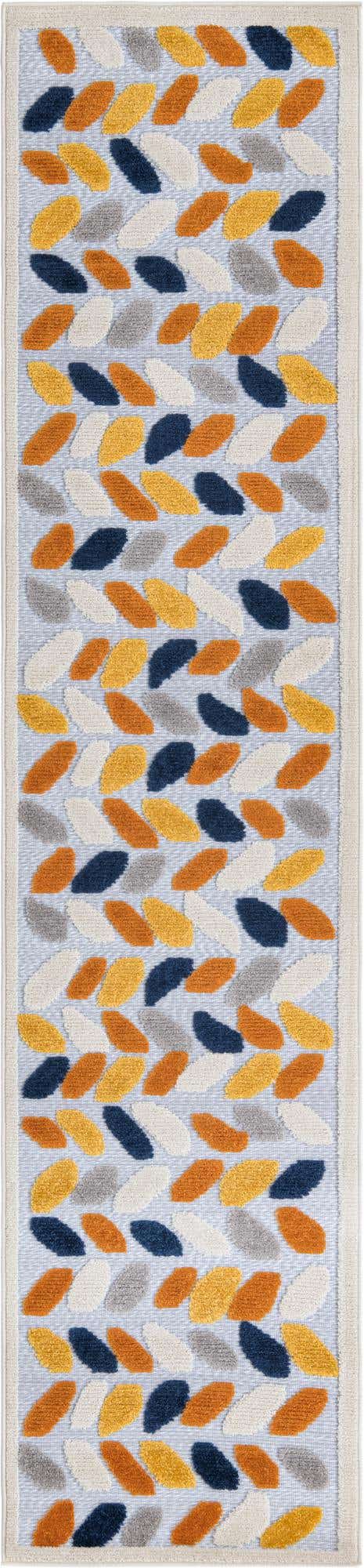 2' x 10' Easy-Clean Aruba Indoor / Outdoor Runner Rug