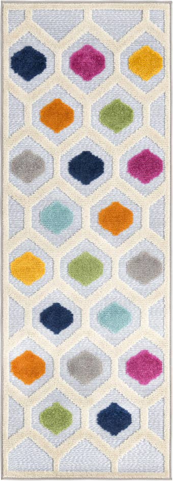 Detail image of 2' x 6' Easy-Clean Aruba Indoor / Outdoor Runner Rug
